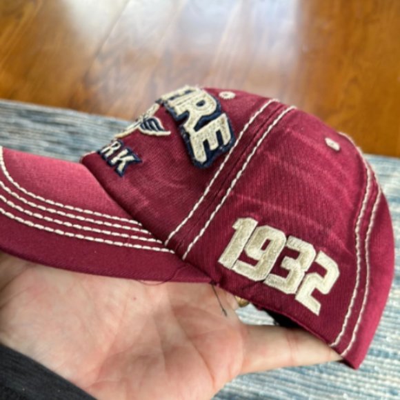 Spitfire Spark Hat Cap, Fade Red, Embroidered, American Motor history 1932 NEW - Picture 7 of 10